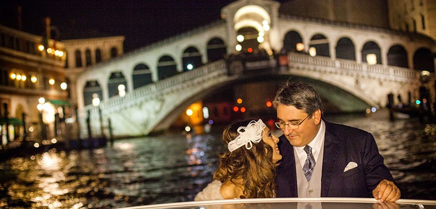 Magic wedding in Venice