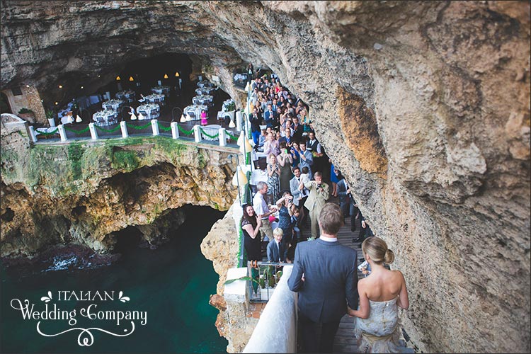 Wedding Polignano Apulia Seaside Wedding Grotta Palazzese Polignano Apulia
