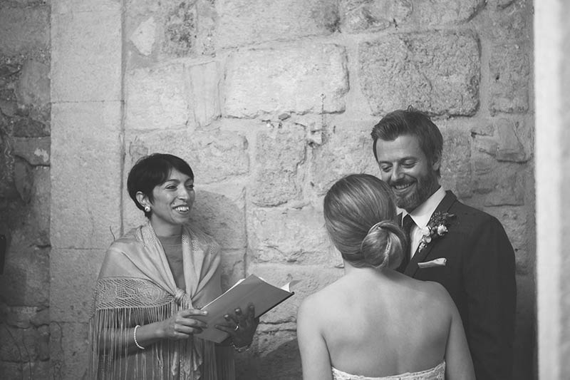 Civil wedding ceremony in Apulia