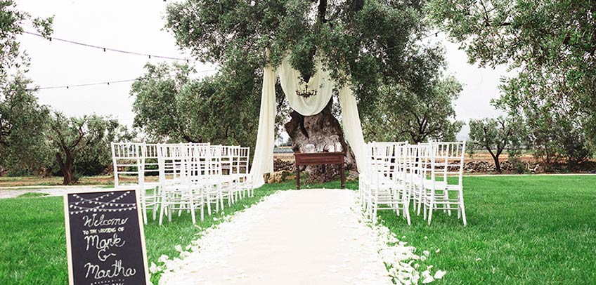 American wedding in Apulia