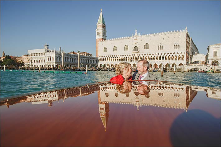 winter wedding in Venice