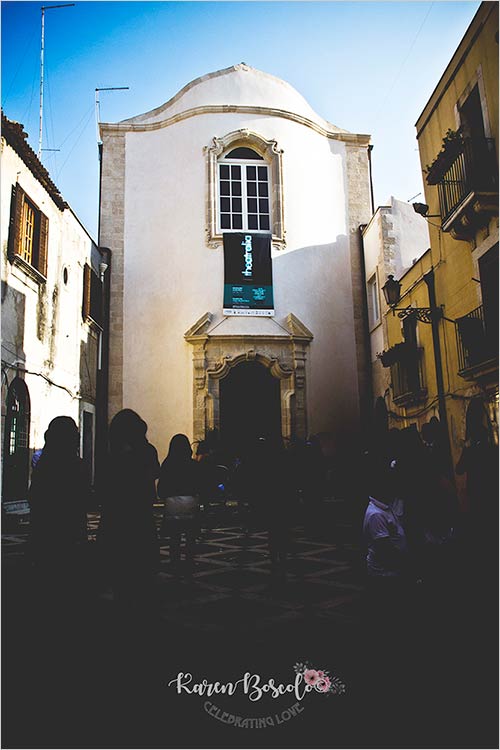 Wedding in Syracuse, Ortigia Island ceremony