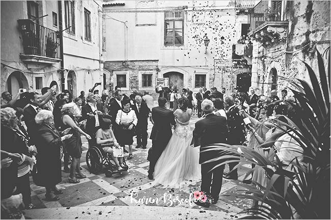 Wedding in Syracuse, Ortigia Island ceremony