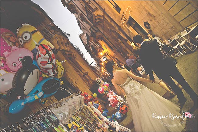 Wedding in Syracuse, Ortigia Island ceremony