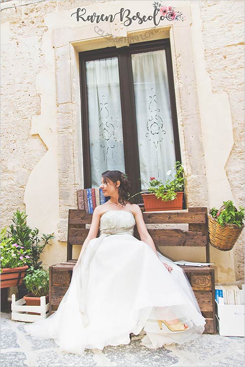 Wedding in Syracuse, Ortigia Island ceremony