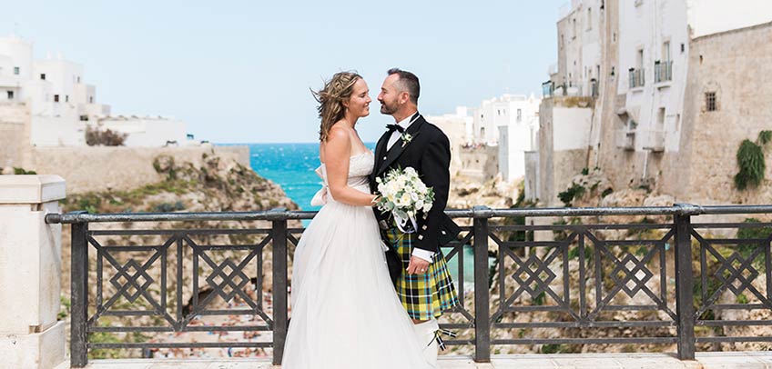 Scottish wedding in Apulia