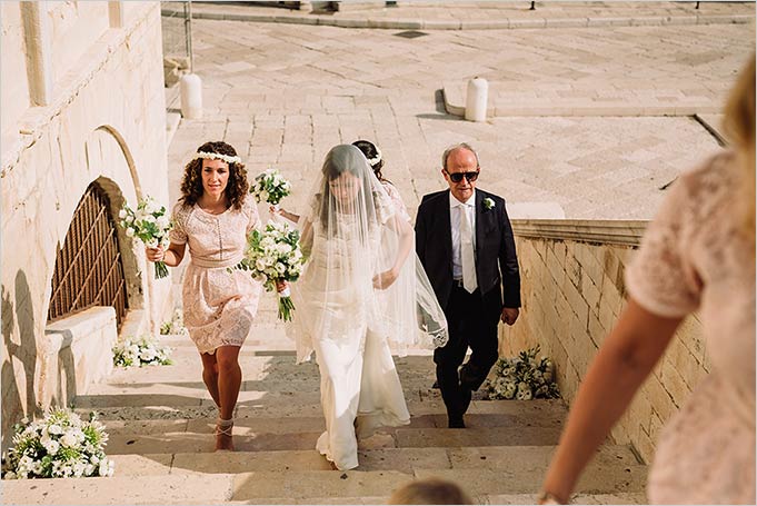 Catholic wedding in Trani, Apulia
