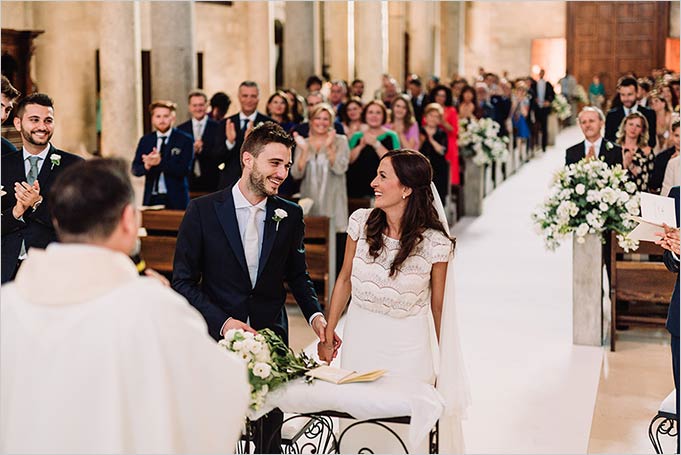 Catholic wedding in Trani, Apulia