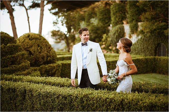 Wedding at La Cervara in Portofino, Italian Riviera