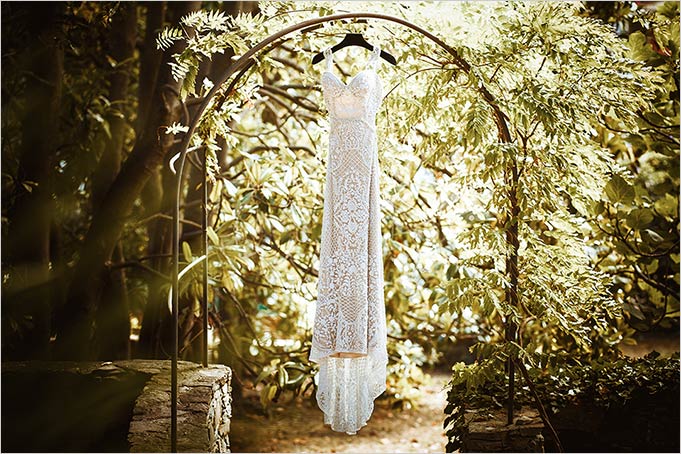 Wedding ceremony at Villa La Cervara in Portofino