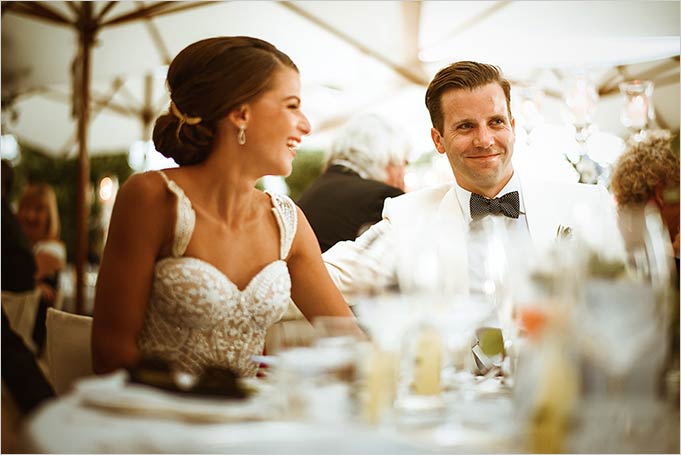 Wedding reception at La Cervara in Portofino