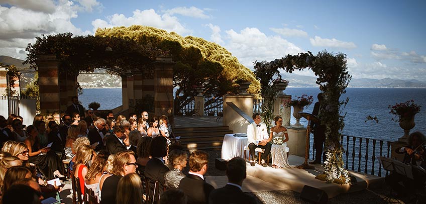 Wedding at La Cervara in Portofino, Italian Riviera