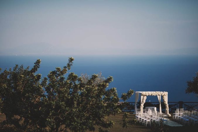 Wedding ceremony in Villa Cimbrone