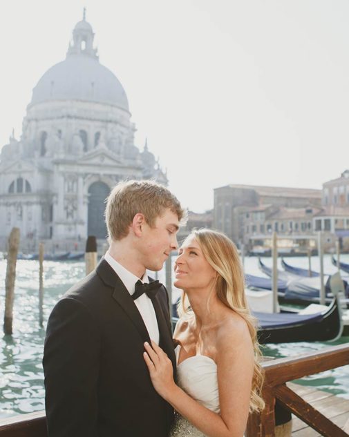 Romantic wedding in Venice