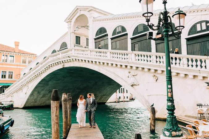 Ponte di Rialto wedding in Venice