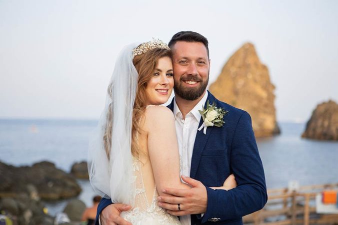 Seaside wedding in Taormina