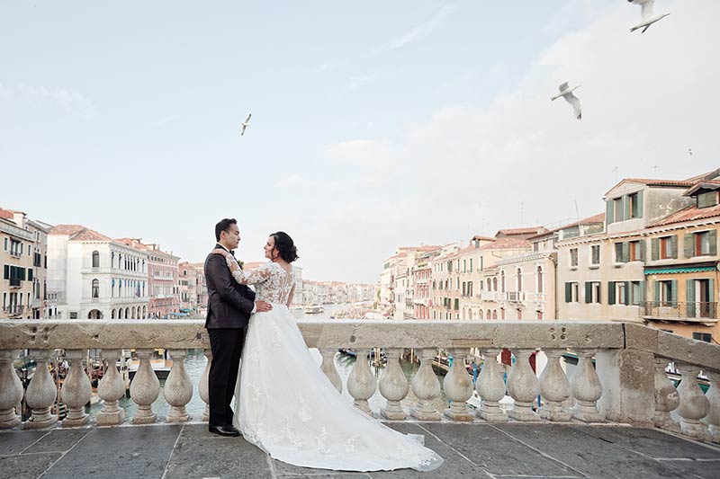 Marriage ceremony in Venice