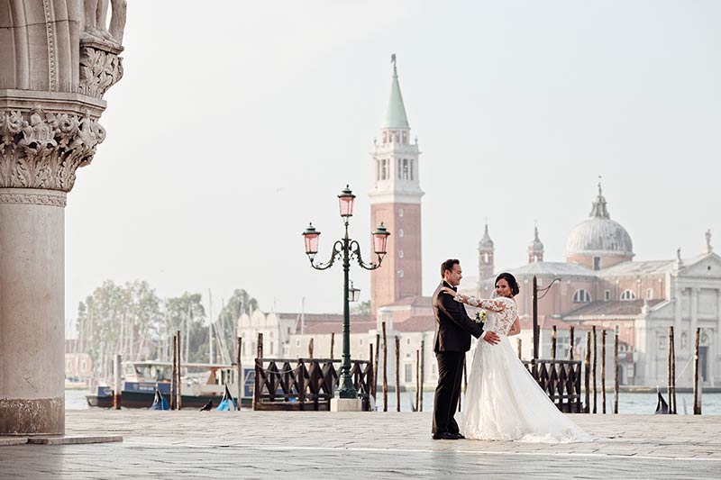 Marriage ceremony in Venice