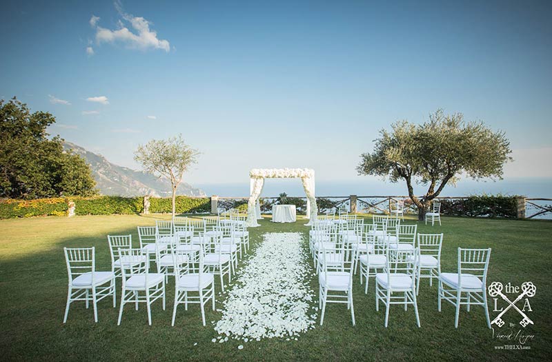 Wedding ceremony in Ravello