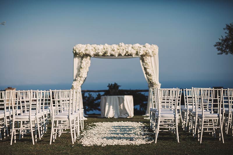 Wedding ceremony in Ravello