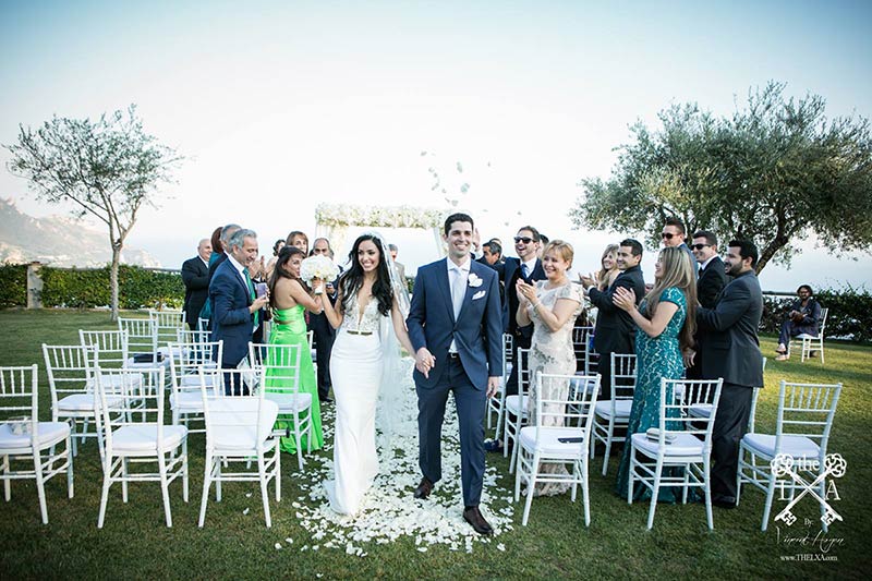 Wedding ceremony in Ravello