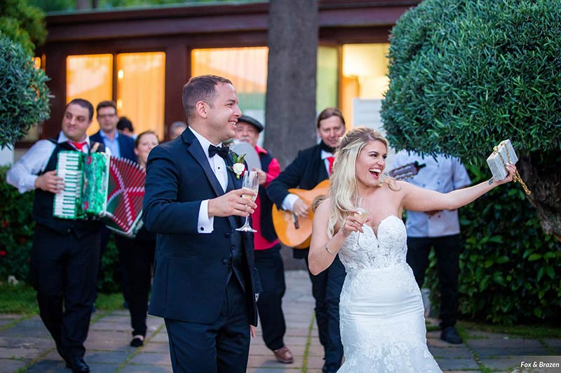 Wedding party in Sicily