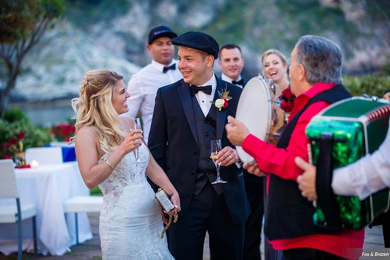 Wedding party in Sicily