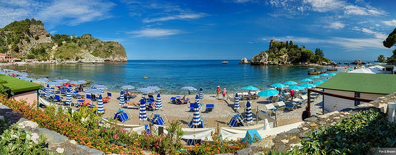 Wedding reception in Taormina Isola Bella