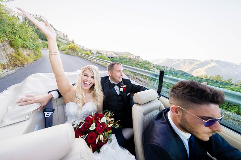 Wedding reception in Taormina