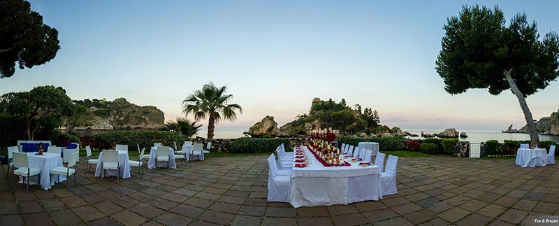 Wedding reception in Taormina