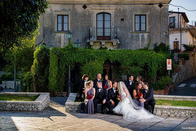 Wedding reception in Taormina