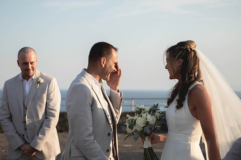 Wedding ceremony at Norman Castle of Aci Trezza