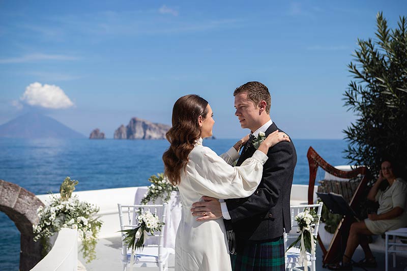 Getting married on Panarea Island, Sicily