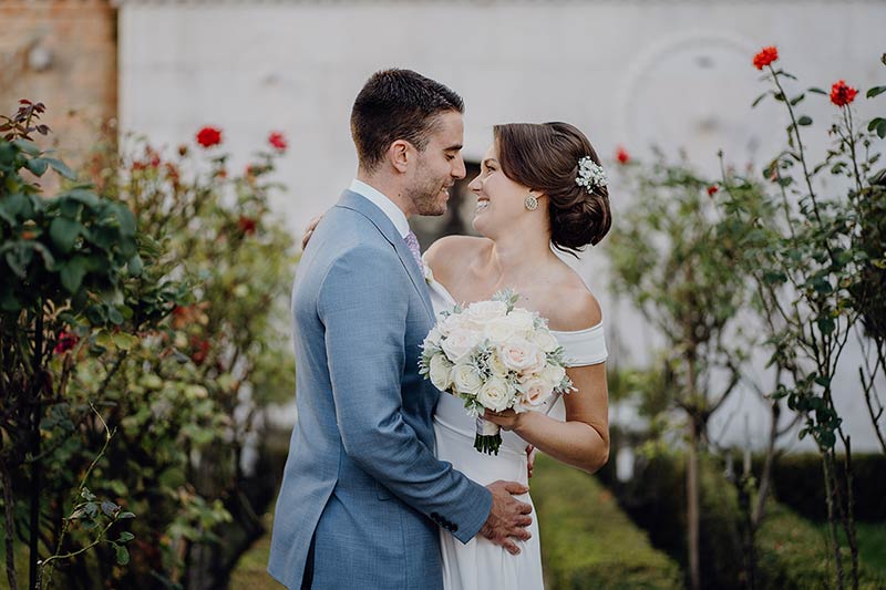 Rose garden ceremony in Venice