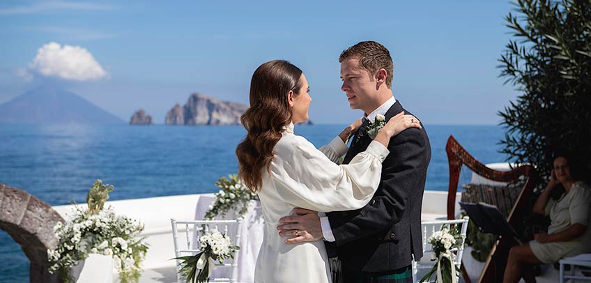 Wedding on Panarea Island, Sicily