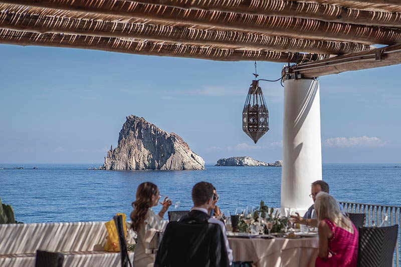 Wedding reception on Panarea Island