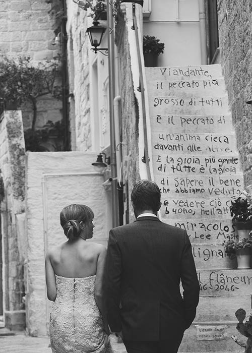 Civil wedding ceremony in Apulia