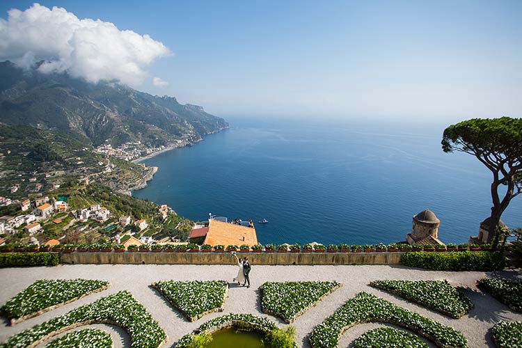 intimate wedding in Ravello