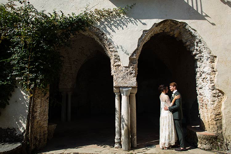 Wedding photos in Ravello on Amalfi Coast