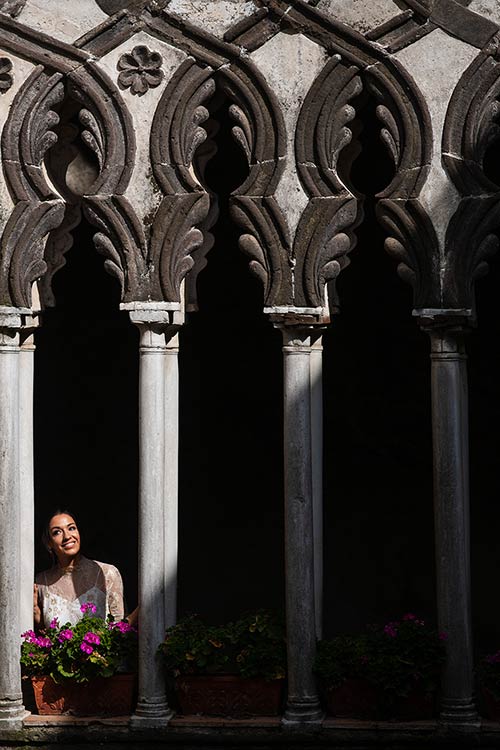 romantic wedding dinner in Ravello