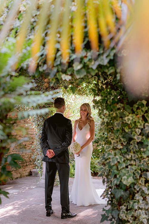 Wedding Ceremony at a Venetian secret garden 
