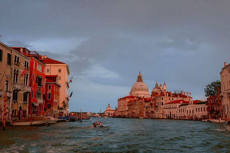 Romantic dinner at a luxury Hotel in Venice