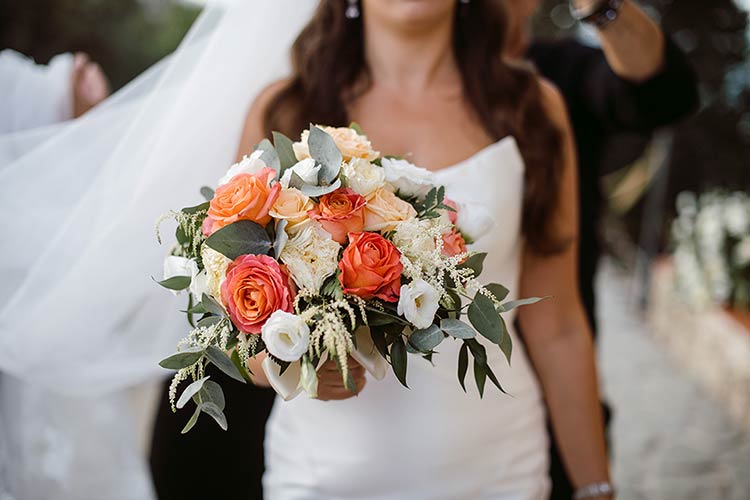 Bridal bouquet - wedding in Scopello, Sicily