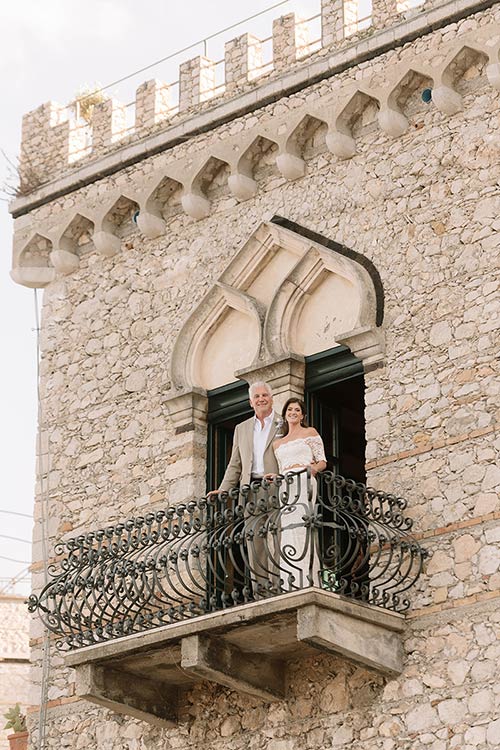 intimate wedding in Taormina - Sicily