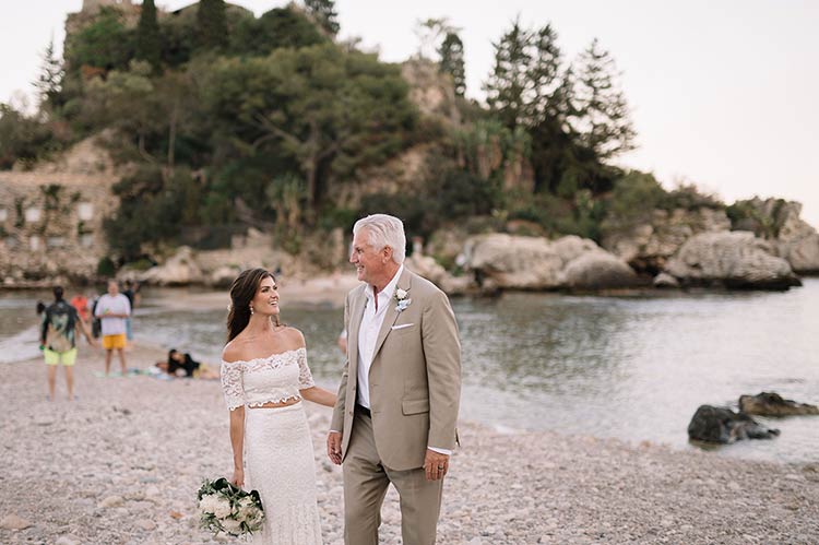 intimate wedding in Taormina