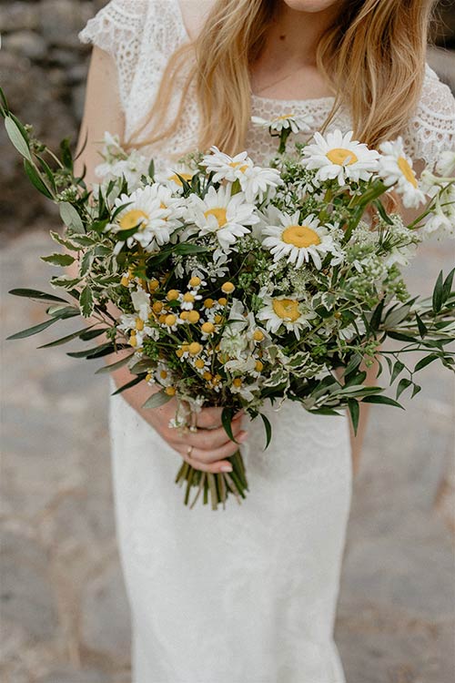 bridal bouquet in Camogli, Italian Riviera