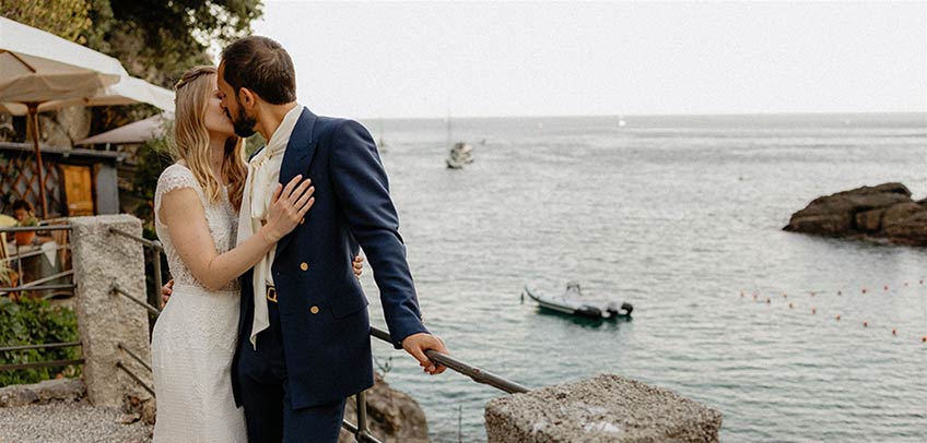 wedding San Fruttuoso in Camogli