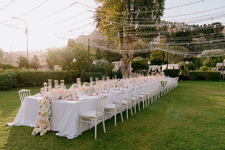 A Sicilian-Inspired Wedding Reception
