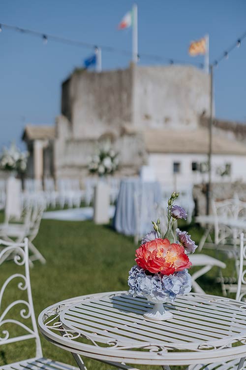 Destination wedding at Fortezza di Castelfranco in Finale Ligure
