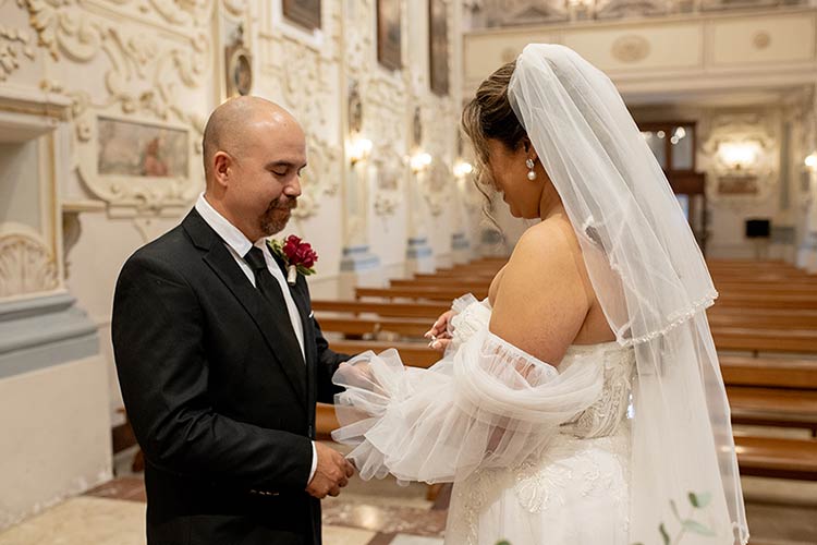 Religious Wedding Ceremony in Taormina